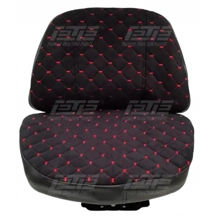 KOLTUK KILIFI 2 PARÇA (TAY TÜYÜ) SİYAH-KIRMIZI