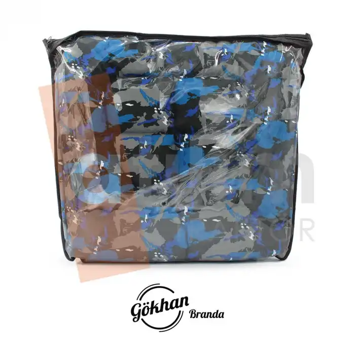 NEW HOLLAND 2 PARÇA BÜYÜK GÖKHAN KOLTUK MİNDERİ MAVİ