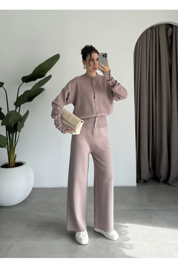 Sonya Çıtçıtlı Vizon Triko Takım