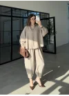 Tensel Oversize Vizon Şalvar Takım
