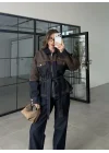 Çift Renk Denim Ceket Pantolon Takım