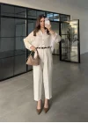 Oversize Transparan Beyaz Gömlek