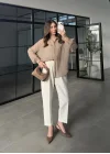 Oversize Transparan Vizon Gömlek