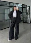 Perla Premium Astralı Siyah Ceket Takım