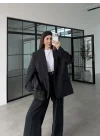 Perla Premium Astralı Siyah Ceket Takım