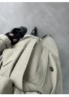 Cool Oversize Premium Yeşil Kuşaklı Trençkot