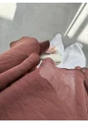 Uçuşan Pelerin Tarçın Tül Bluz