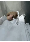Uçuşan Pelerin Beyaz Tül Bluz
