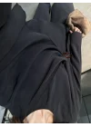 Yandan Tokalı Siyah Tensel Takım