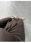 Anvelop Tasarım Keten Kahve Takım