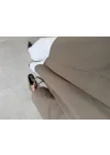 Asimetrik Yaka Oversize Haki Gömlek