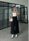 Beca Oysh Kumaş Basic Siyah Pantolon