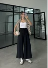Beca Oysh Kumaş Basic Siyah Pantolon