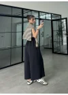 Beca Oysh Kumaş Basic Siyah Pantolon