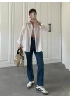 Beyaz Basic Poplin Gömlek