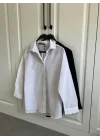 Beyaz Basic Poplin Gömlek