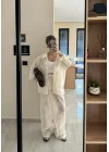 Bohem Nakışlı Oversize Takım