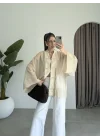 Çin Düğmeli Taş Gömlek Kimono