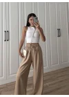 Dania Premium Cappuccino Tensel Palazzo Pantolon