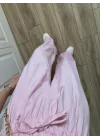 Dania Premium Pembe Tensel Palazzo Pantolon