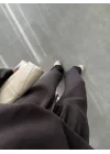 Degaje Yaka Kahve Takım