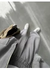 Elsa Cepli Oversize Gri Bomber Takım