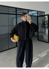 Elsa Cepli Oversize Siyah Bomber Takım