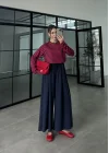Fire Kırmızı Çizgili Basic T-shirt