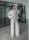 Gri Premium Ceket Pantolon Takım