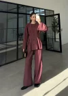 Hare Kuşaklı Mürdüm Pile Takım