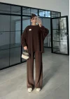 Kaşkorse Oversize Kahve Basic Takım