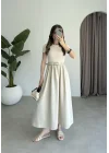 Kemerli Basic Taş Elbise