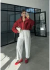 Kırmızı Kareli Bamber Ceket
