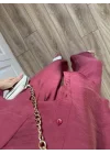 Labu Tensel Oversize Basic Bordo Takım