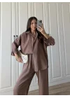 Labu Tensel Oversize Basic Cappuccino Takım