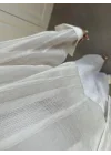 Line V Yaka Oversize Beyaz Gömlek