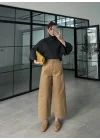 Liora Hacimli Camel Pantolon