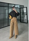 Liora Hacimli Camel Pantolon