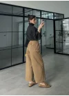 Liora Hacimli Camel Pantolon