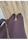 Liza Oysh Kumaş Basic Kahve Takım