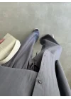 Lora Modal Bol Paça Füme Gömlek Takım