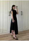 Marka Model Asimetrik Kemerli Elbise
