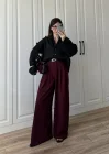 Meka Oversize Premium Siyah Gömlek