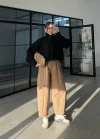 Nessa Fermuarlı Siyah Triko Hırka