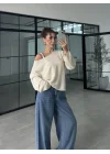 Örme İplik Ekru Triko