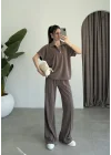 Oysh Etiketli Kahve Eşofman Takım