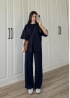 Oysh Kumaş Kısakollu Lacivert Modal Takım