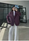 Perla Premium Tensel Vişne Ceket