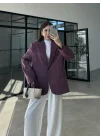 Perla Premium Tensel Vişne Ceket