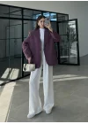 Perla Premium Tensel Vişne Ceket